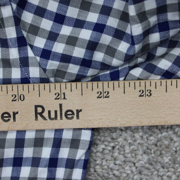 BOSS Hugo Boss Miles US Dress Shirt Adult 15 1/4, 34/35 Blue/Gray Sharp Fit L/S - Picture 10 of 12